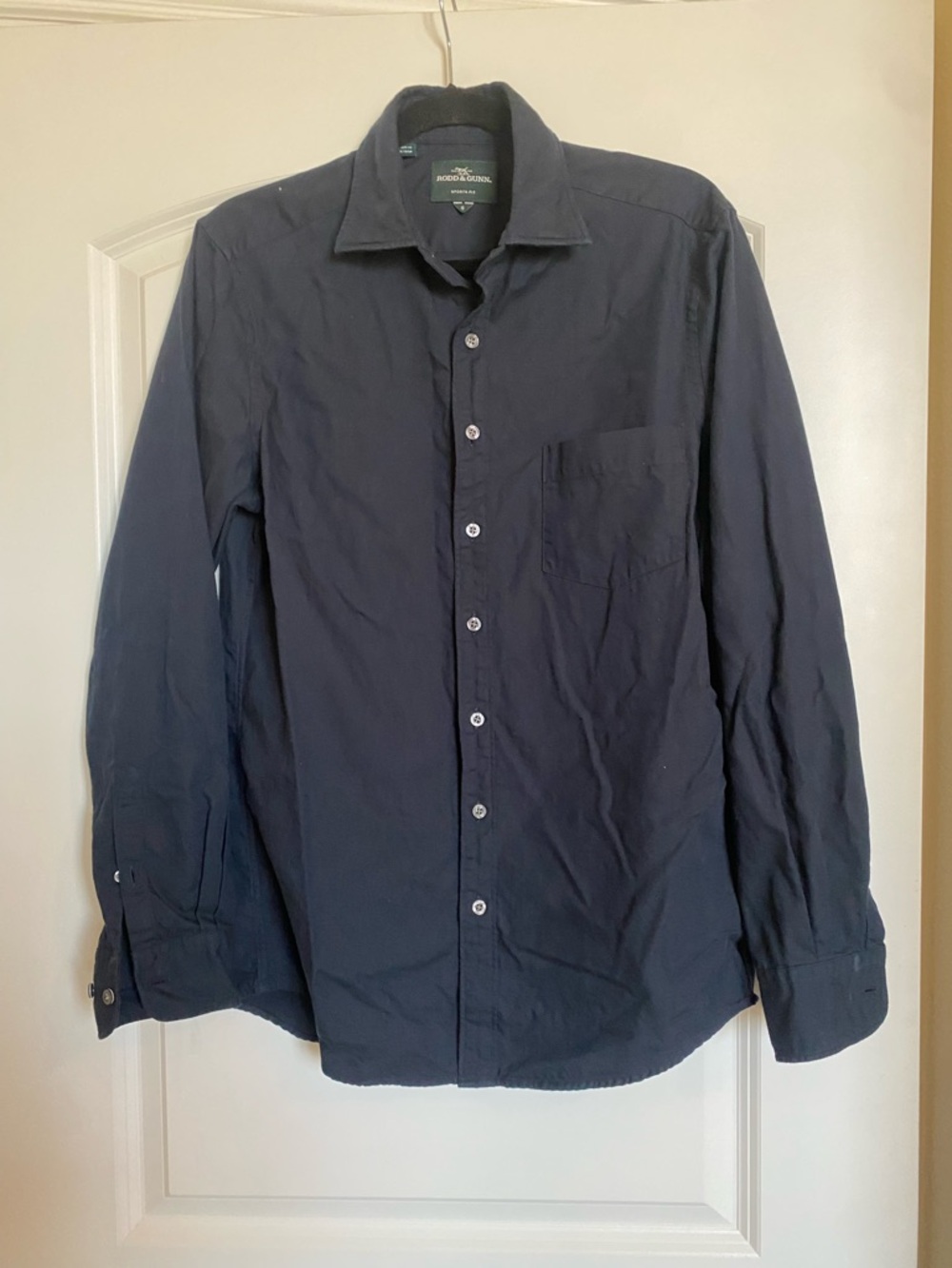 Rodd & Gunn Navy Sports-Fit Button Shirt